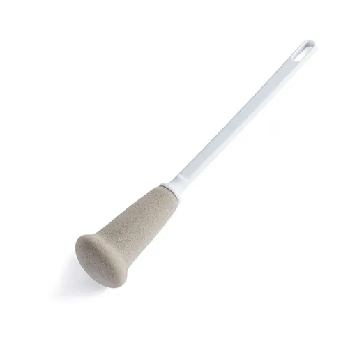 Cleaning Brush Long Handle Sponge Cup Brush 2 Pack White
