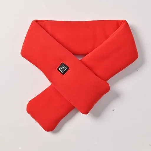 USB Rechargeable Graphene Heated Neck Warmer Red