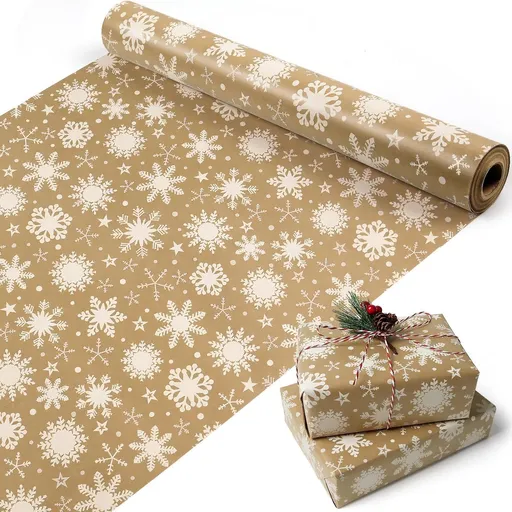 Wrapping paper - Christmas wrapping paper - Christmas gift paper - Wrapping paper with figures - 43 x 300cm - 1 Roll - Christmas paper wrapping paper for Christmas - Christmas paper wrapping paper for children - gift paper - Kraft gift paper - Christ