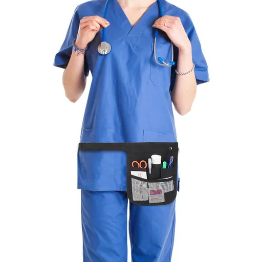 Medical Nurse Fanny Pack, Nurse Bags for Work Supplies with Pack Pocket organizer, Multi Compartment Nurse Organizer Belt