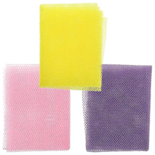 3pcs African Exfoliating Net, Body Scrubber Bath Sponge