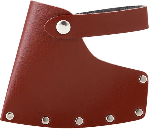 Leather Axe Sheath, Adjustable Hatchet Head Sheath, Durable Hatchet Blade Protector Case Cover Great Camping Accessories for Lumberjack Outdoors Work Essentials, Brown