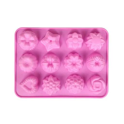 Silicone Soap Molds, different Cavities Soap Mold with Different Shapes, Perfect for Soap Making, Handmade Cake Chocolate