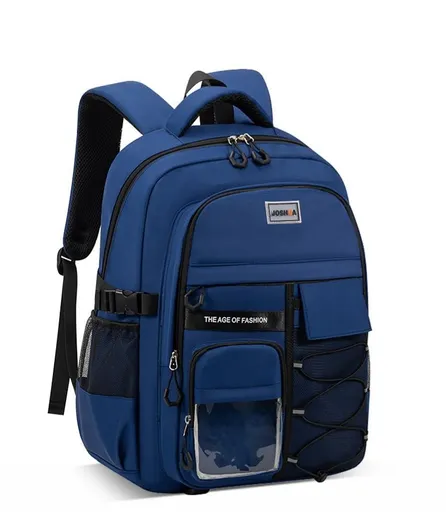 Teenager Backpack Safe Materials Backpack Multiple Compartments Backpack Ample - Blue - Size 44-32CM