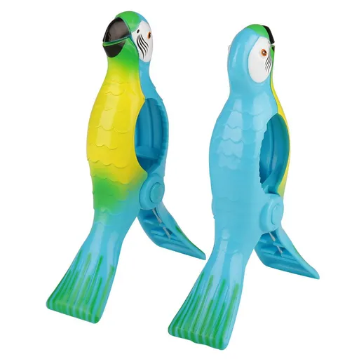 2pcs，Cute cartoon series traceless clothesline, beach fixed clip, towel windproof clip, drying windproof clip, plastic