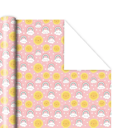5 different patterns of Wrapping Paper for Boys Girls Kids for Birthday Baby Shower Christmas(50*70cm Per Sheet)