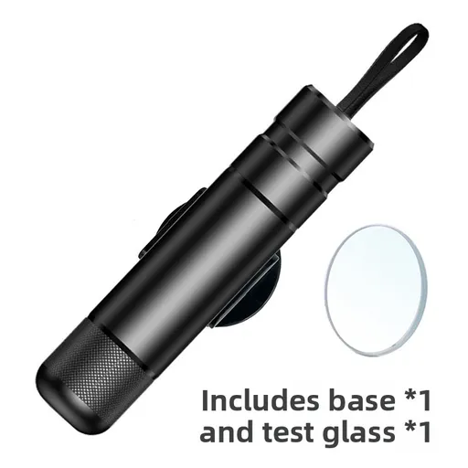 Black 2-in-1 Emergency Car Escape Tool - Spring-Loaded Window Breaker & Seatbelt Cutter