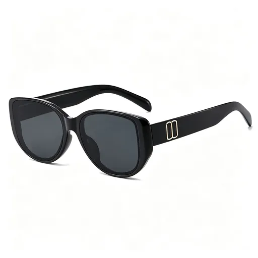T52 Black Frame Gray Lens | UV400 Versatile Sunglasses | Halloween Work & Leisure Gift | Dual-Use All-Scene Daily Sun Glasses