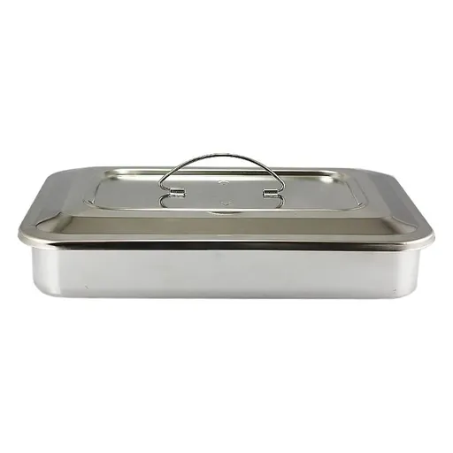 Jinbokang Stainless Steel Sterilization Box Surgical... 11.5 inch without hole [304 stainless steel]]