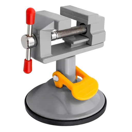 Mini workbench, 360 degree suction cup, small table, accessory clip, jewelry making workbench, DIY woodworking carving