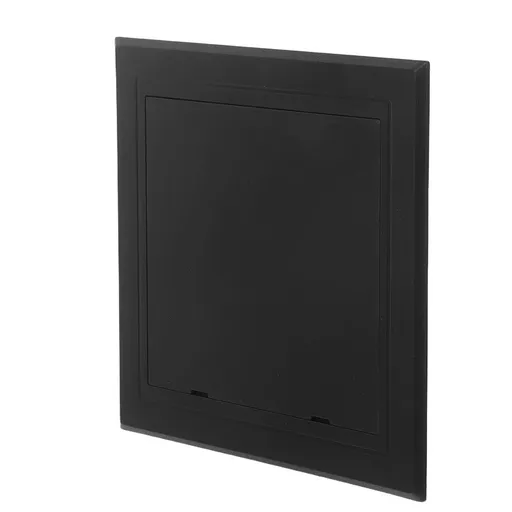 Black Plastic Drywall Access Door Panel for Plumbing Wall Hole Cover with Seamless Design