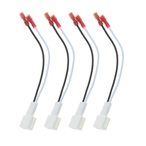 Car Interior Speaker Wiring Harness Adapter Connector Plug for ,4Pcs/Set Speaker Wiring