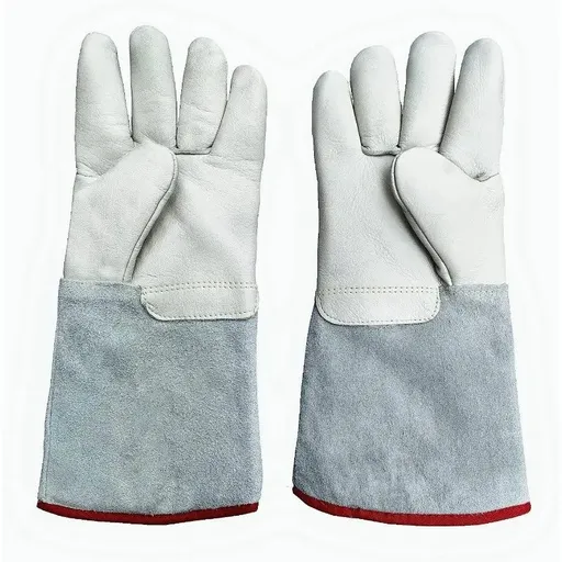 Thermal Leather Freezer Work Gloves – Thinsulate Lined, Kevlar Reinforced Cold Store & Outdoor Winter Safety Gloves(31cm/12.2in)
