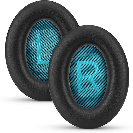 1 pairs Replacement Earpads Cushions for Headphones, Ear Pads with Softer Leather, Noise Isolation Foam, Added Thickness