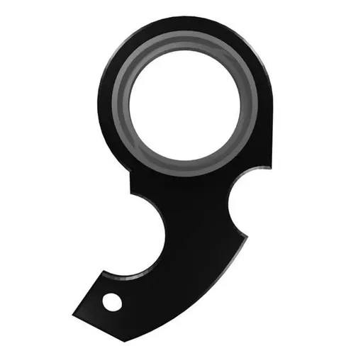 Black Keychain Spinner Toy,Keychain Spinner Metal Key Chain Spinner Fidget Ring Type Toy for Man Women and Kids Fidget Spinners
