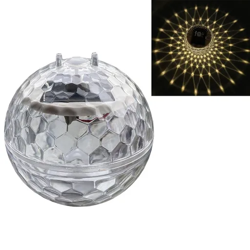 Solar Solar Powered Pool Lamp Solar Pool Lights Abs White Decorate Travel Outdoor Solar Floating Pond Lights Solar Lights Outdoor