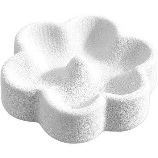 Bird Feeder Bowl - Flower Shape Pumice Stone Feeding Station with for Small Birds Garden Patio