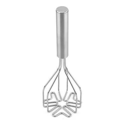 Kitchen 2-In-1 Mix Potato Masher, Stainless Steel, For Potatoes, Vegetables, Fruits, Guacamole, Baby Food, And Eggs