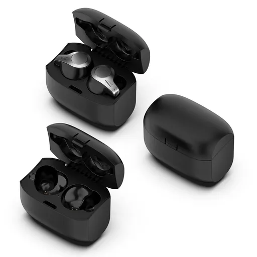 Earbud Case Cover Replacement Charger Case for Jabra Elite 65t Black