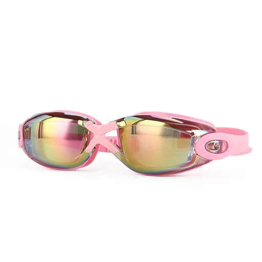Waterproof and anti fog training high-definition racing goggles,red