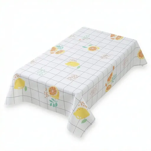 Romanstile Rectangle Plastic Tablecloth, Waterproof Oil-Proof Checkered PVC Table Cloths, Heavy Duty Vinyl Table Covers