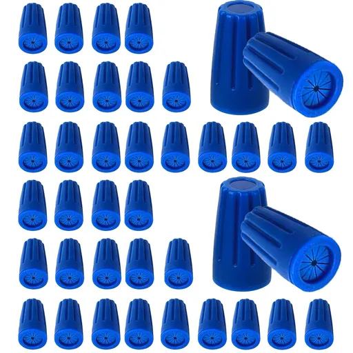 40PCS Waterproof Outdoor Wire Electrical Connectors,Sealant Twist Nuts Caps Cable Terminal Connector Gel for Landscape Light, Building Application, Wet Location Installation, 22AWG-12AWG, Medium Size