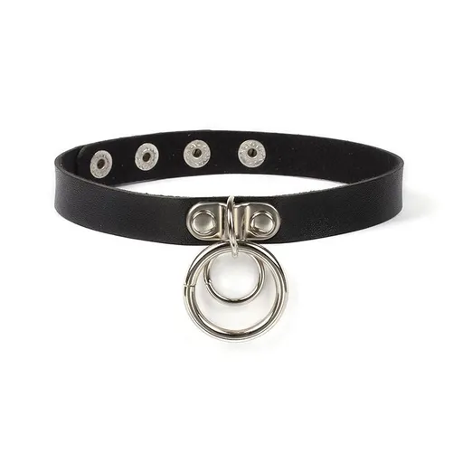 Vintage Punk Goth Studded Rivet Pu Leather Collar Choker Necklace with Spikes Adjustable Halloween Chirstmas New Year Jewelry Gif