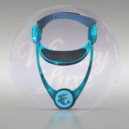 Neck Lifter Posture Corrector with Circular Pads, Adjustable Ergonomic Collar Support to Reduce Neck Strain for Office & Home Use Blue
