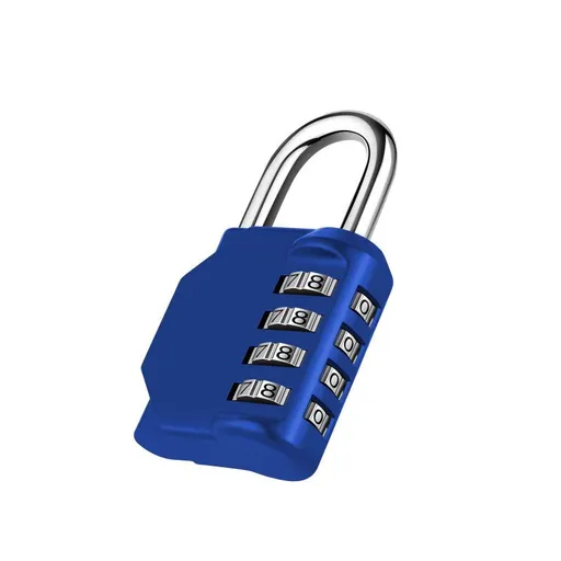 4 Digit Combination Locks, School and Gym Locker Lock Easy to Use and Set, Combination Lock for Locker, Fence,Gate,Buckle Storage
