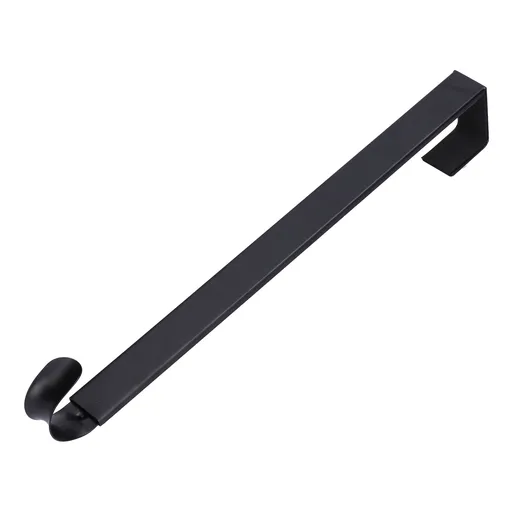 Retractable Door Wreath Hook Adjustable No Punch Door Wreath Hanger Christmas OrnamentBlack