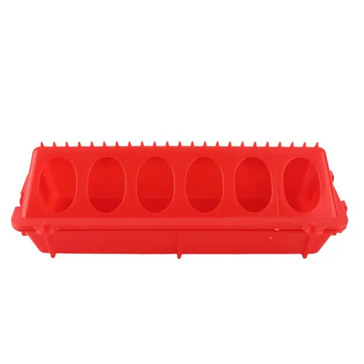 10 Set Flip Top Chick Feeder Waterer Plastic Quail Small Poultry Feeding Tray 12 Trough Dish Dispenser for Chicken Duck