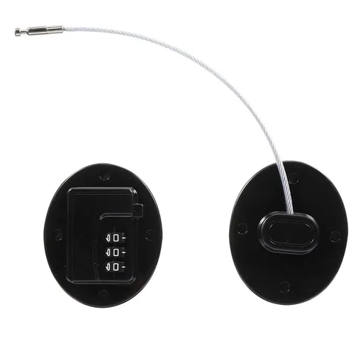 Black Combination Lock for Refrigerator Drawers, File Cabinets, and Secure Storage Solutions