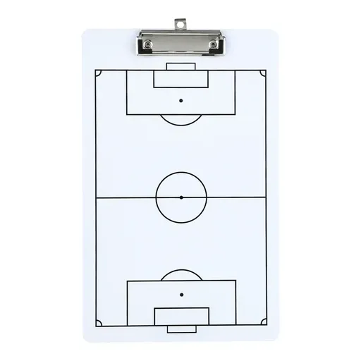 Football Tactical Board Training Erasable Portable Blackboard for Coach Guidance - White