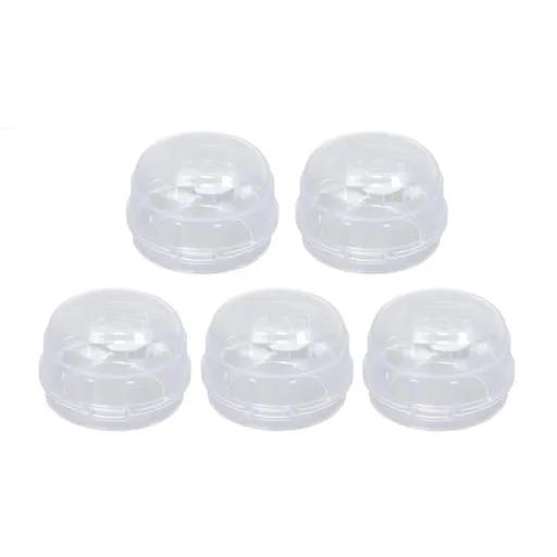 Closure Bags and Lids and Boxes , 5 Pack Stove Knob Covers for Child 2025 Knob Covers Child Stove Knob Covers with Adhesive Oven Knob Covers for Kids and From Turning on Stove Clear