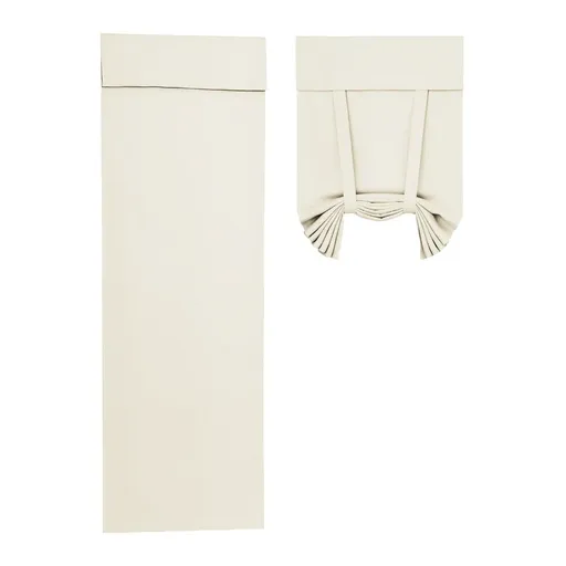 Home Blackout Door Curtain Thermal Insulated Durable for Bedroom Living Room - Beige
