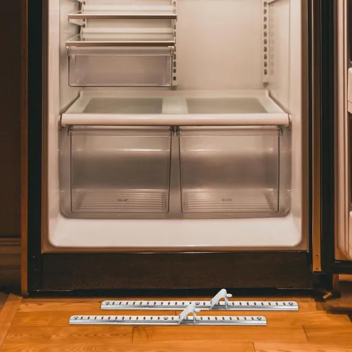 Refrigerator Shelf Support Bar Stainless Steel 35cm with Clips