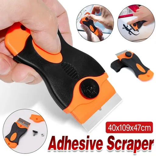 1X Plastic Razor Blade Paint Glue Adhesive Scraper Blades Cleaner Tools