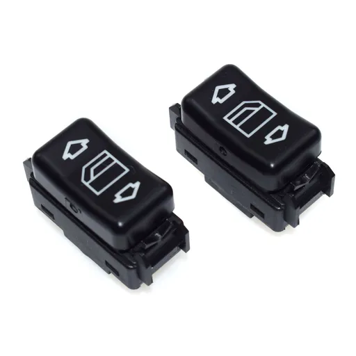 2Pcs Eletric Power Window Switch Window Master Switch beler Front Left & Right Side Electric Master Power Window Control Switch