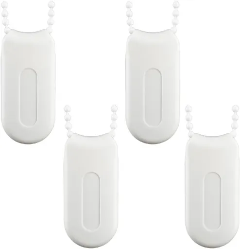 pieces - Pull cord handles - Cord knobs - for blinds and roller blinds - Blinds accessories - window decoration accessories - white - plastic - 3.8*7.9*1.9 cm - for wire diameter smaller than 10 mm