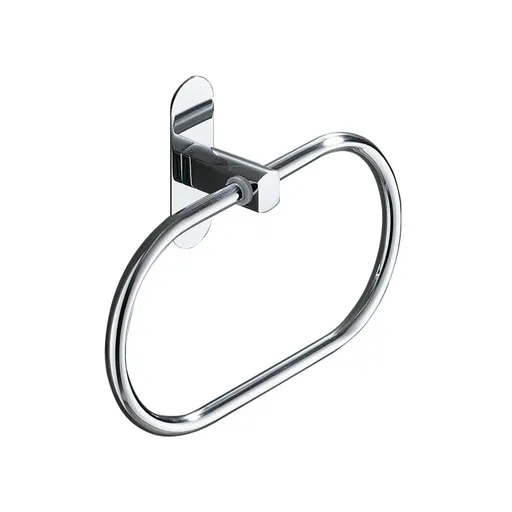 Self Adhesive Towel Ring for Bathroom, Stainless Steel Adhesive Hand Towel Holder, No Drilling Modern Hand Towel Hanger