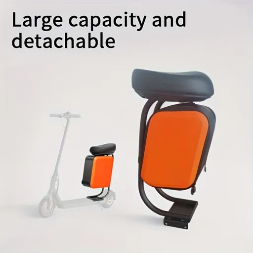 Electric Scooter Upgraded Alloy Luggage Rack! Detachable Storage Box + Ergonomic Seat.
