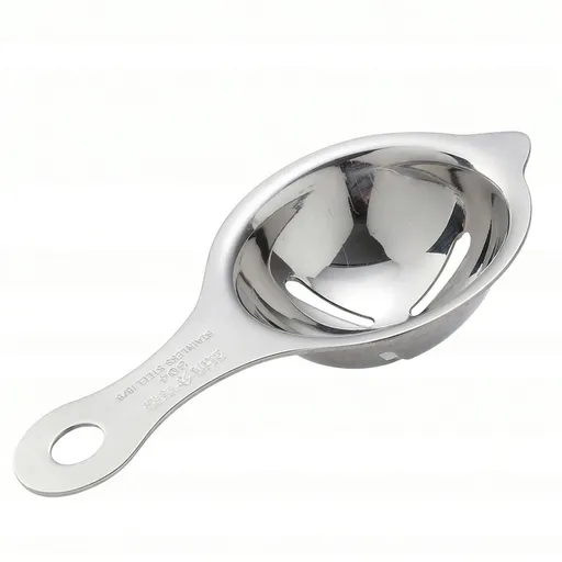 Thickening of stainless steel egg yolk separator Egg white separator Dishwasher Safe Kitchen Bake Tool, Silver