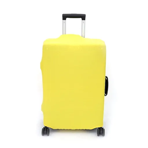 Travel Luggage Cover, Suitcase Protector for Luggage, Suitcases Covers Elastic Carry on Cover Protector Washable Scratch-Resistant Fits(Yellow, 22-24 inch,Only luggage protection cover)