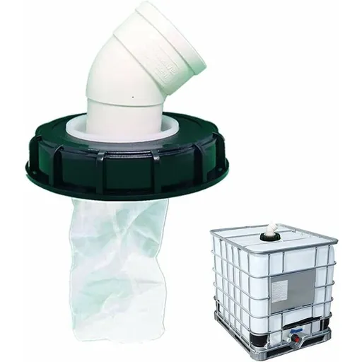 IBC Tank Water Filter 165mm Washable Nylon, Compatible with IBC Tank Accessories, 1000L