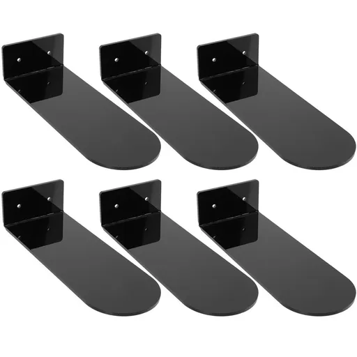1 Set of Suspending Shoes Display Stands Acrylic Sports Shoes Racks for Shop (Black)