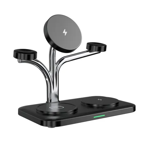 OC22 5-in-1 Wireless Charging Stand Multi Device Fast Charging Dock，black