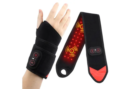 Wireless Hot Compress Wrist Massager Hand Heating Wrap with 3 Temperature Settings
