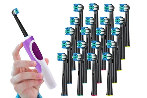 20 Pack Replacement Heads for Oral B Soft Electric Toothbrush Heads
