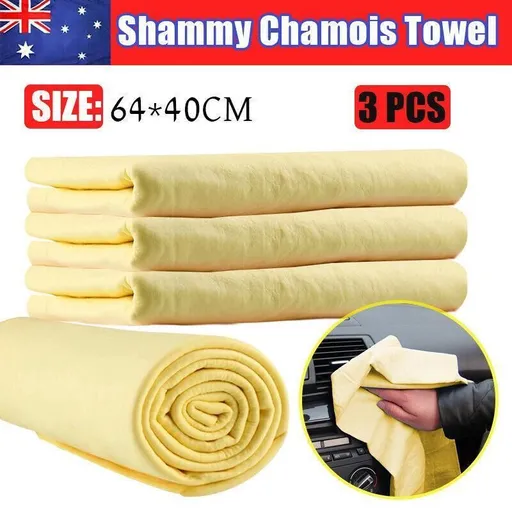 3X Large Size Shammy Chamois Towel Pvs For Car Home Office Pet Garden Restaurant