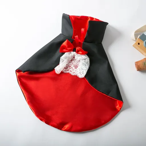 Pet Cape Halloween Cat Dog Adjustable Cloth Bow Cape Free size